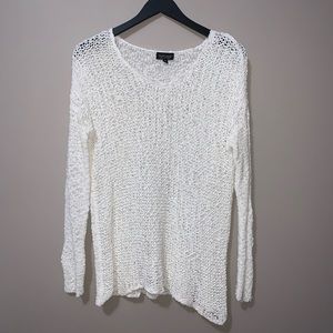 Topshop Knit White Sweater